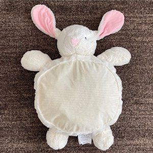 Baby Bunny Lay on Me Baby Mat By Kelly Toy Ivory Pink, 34" x 20" Plush Washable